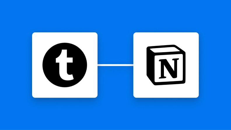 TumblrとNotionの連携イメージ