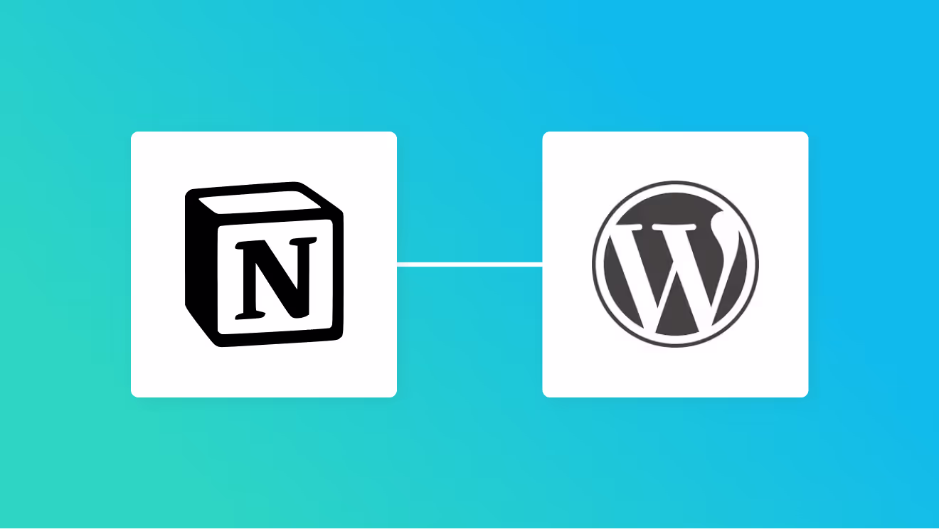 NotionとWordPressの連携イメージ
