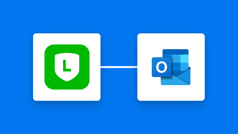 LINEとOutlookの連携イメージ