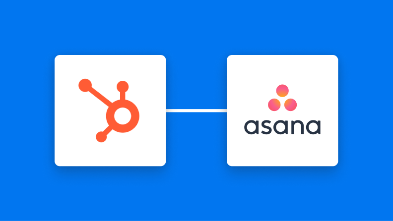 HubSpotとAsanaの連携イメージ