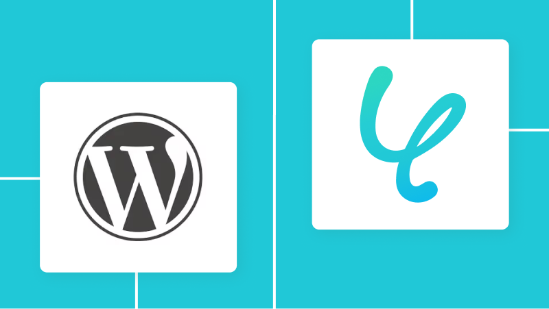 WordPressとYoomの連携イメージ