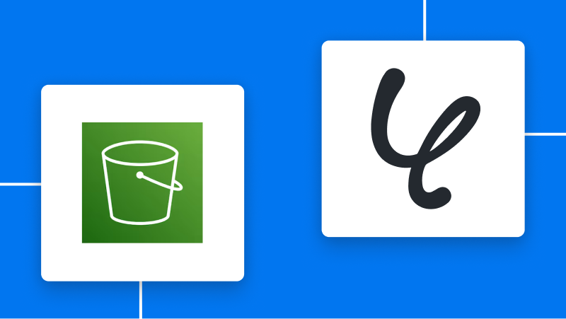 Amazon S3とYoomの連携イメージ