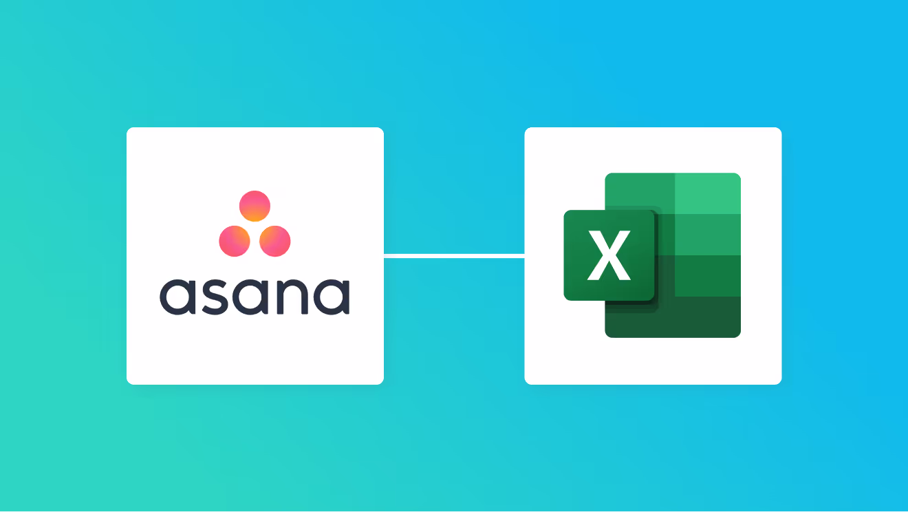 AsanaとMicrosoft Excelの連携イメージ