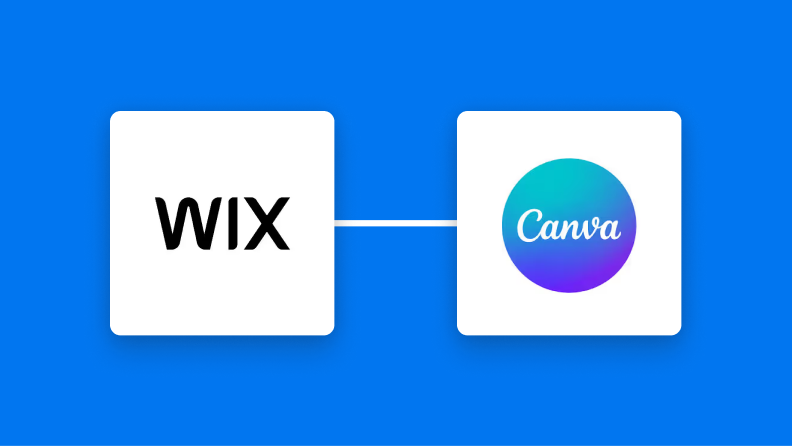 WixとCanvaの連携イメージ