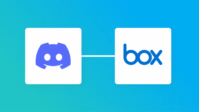 DiscordとBoxの連携イメージ