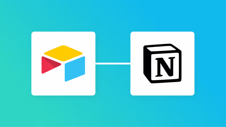 AirtableとNotionの連携イメージ