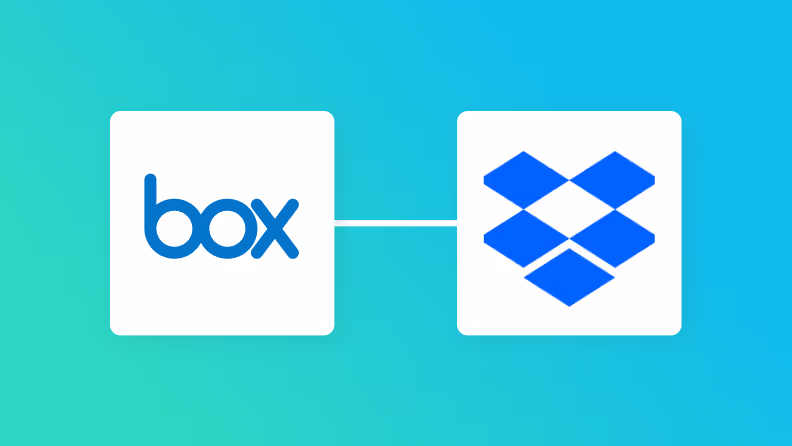 BoxとDropboxの連携イメージ