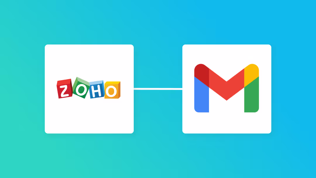 Zoho CRMとGmailの連携イメージ