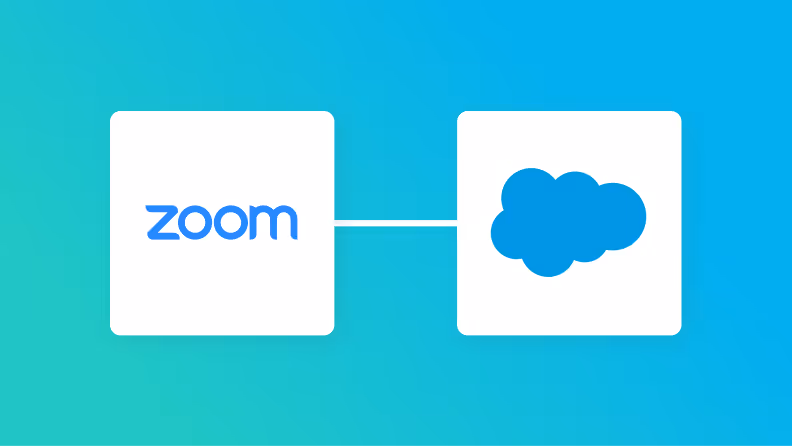 ZoomとSalesforceの連携イメージ