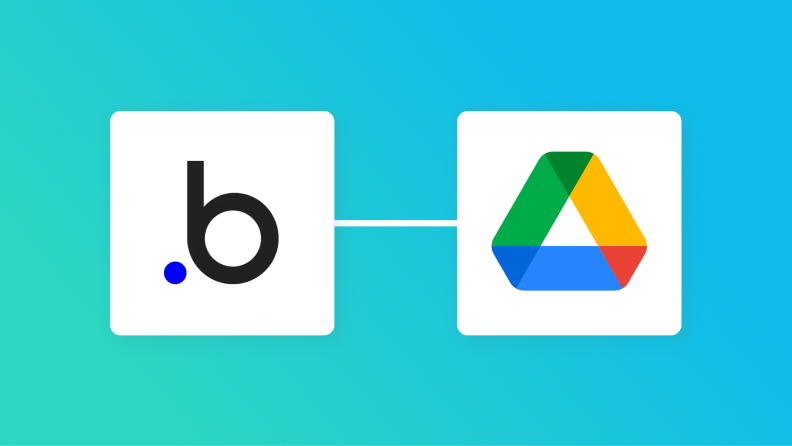 BubbleとGoogle Driveの連携イメージ