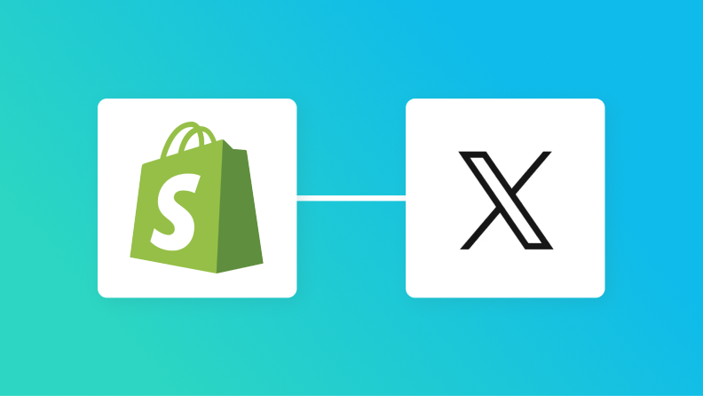 ShopifyとX（Twitter）の連携イメージ