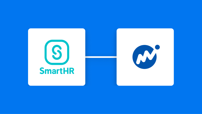 SmartHRとマネーフォワード クラウド勤怠Plusの連携イメージ
