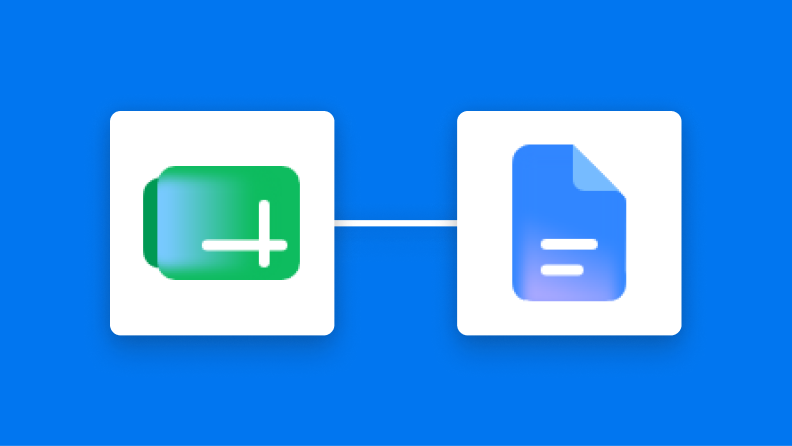 Google スプレッドシートとGoogleドキュメントの連携イメージ