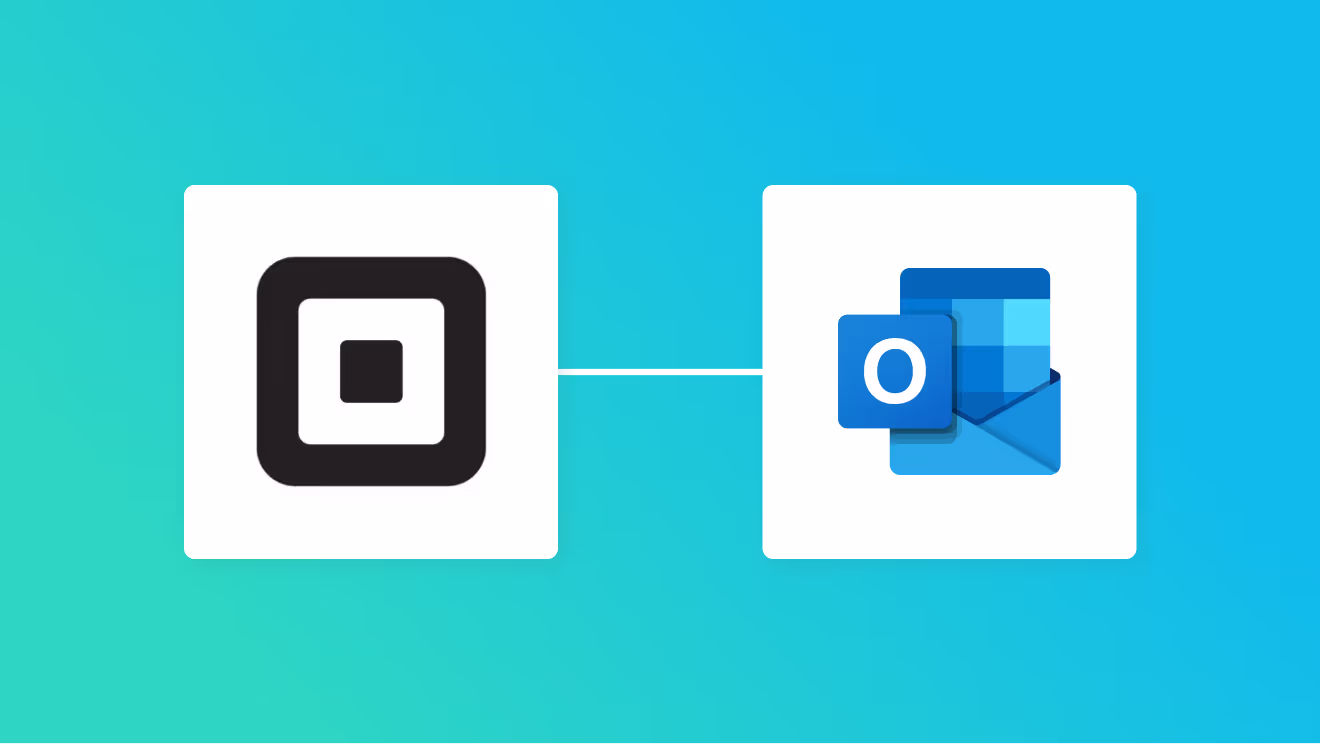 SquareとOutlookを連携して、Squareで支払いが行われたらOutlookで個別にサンクスメールを送信する方法