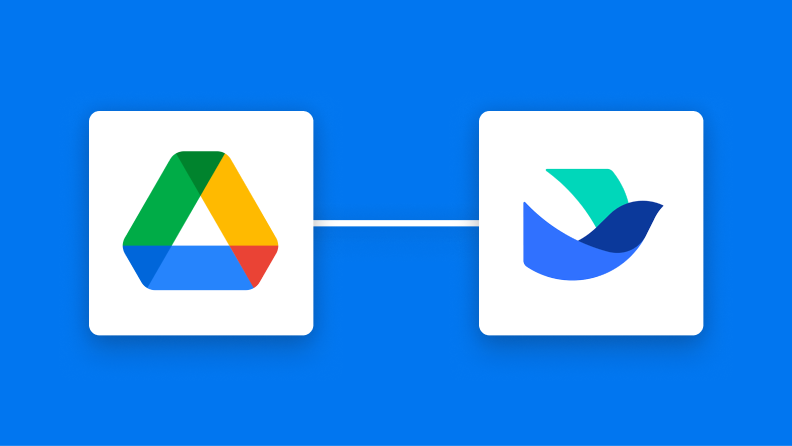 Google DriveとLarkの連携イメージ