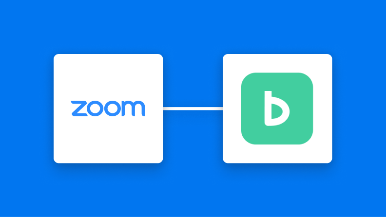 ZoomとBacklogの連携イメージ