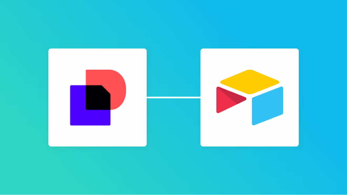 DocuSignとAirtableの連携イメージ