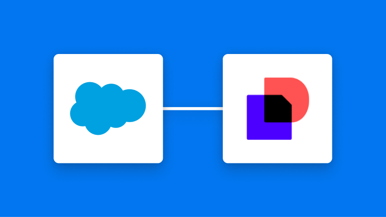 SalesforceとDocuSignの連携イメージ