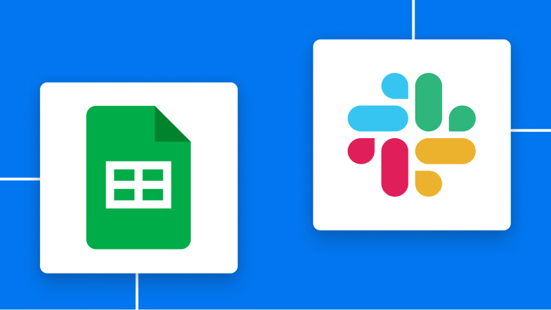 Google スプレッドシートとSlackの連携イメージ