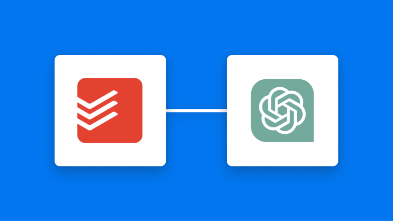 TodoistとChatGPTの連携イメージ
