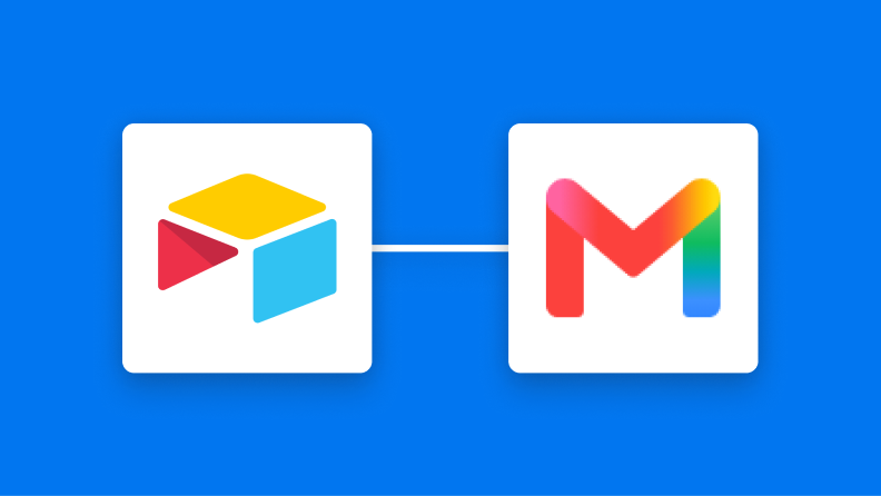 AirtableとGmailの連携イメージ