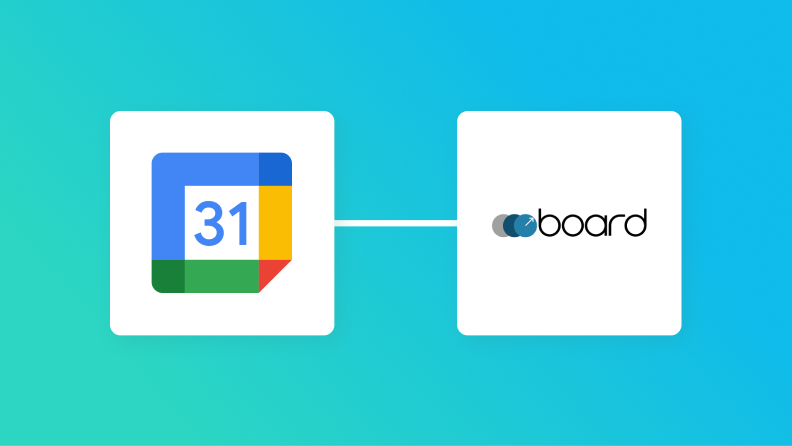 Googleカレンダーとboardの連携イメージ