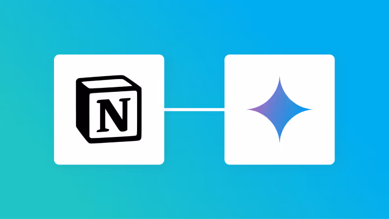 NotionとGeminiの連携イメージ