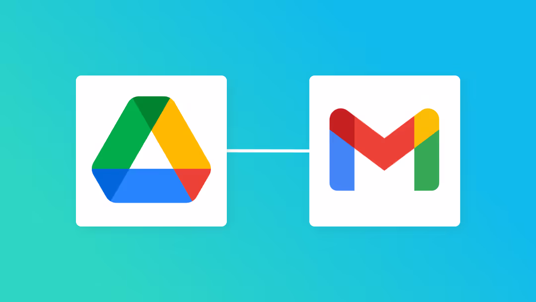 Google DriveとGmailの連携イメージ
