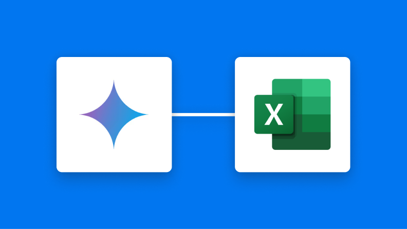 GeminiとMicrosoft Excelの連携イメージ