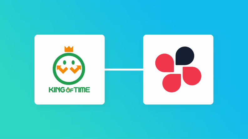 KING OF TIMEとChatworkの連携イメージ