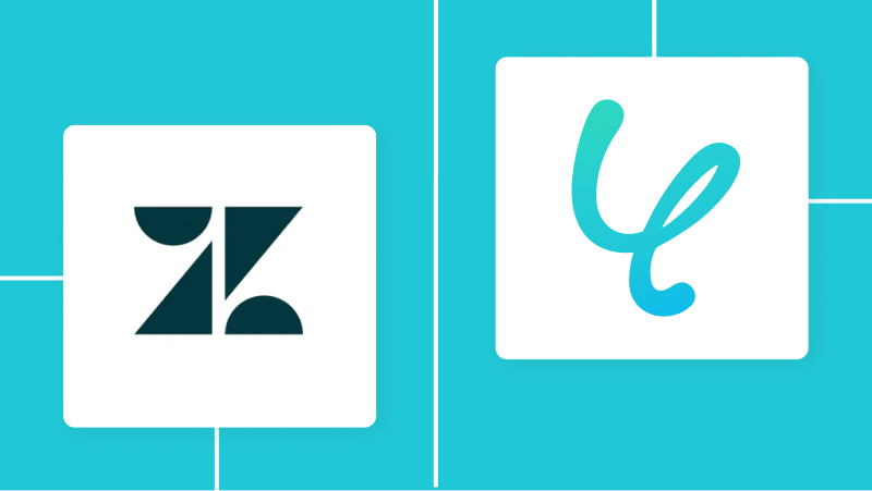 ZendeskとYoomの連携イメージ