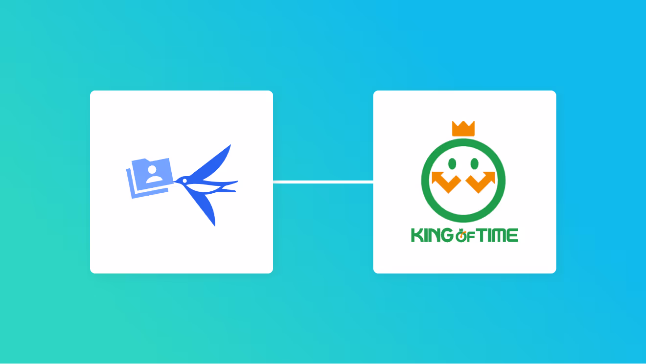 freee人事労務とKING OF TIMEの連携イメージ