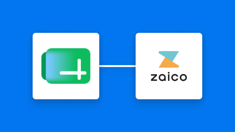 Google スプレッドシートとzaicoの連携イメージ
