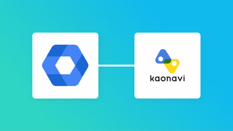 Google Workspaceとカオナビの連携イメージ