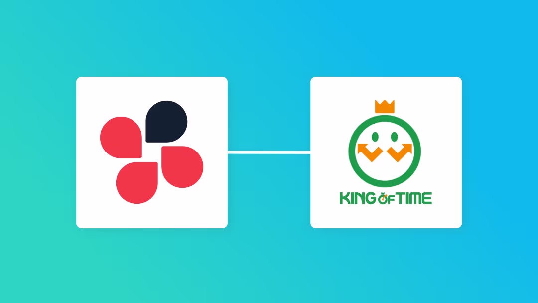 ChatworkとKING OF TIMEの連携イメージ