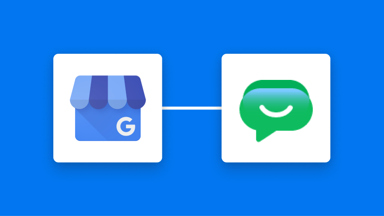 GoogleビジネスプロフィールとGoogle Chatの連携イメージ
