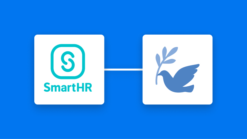 SmartHRとトヨクモ安否確認サービス2の連携イメージ