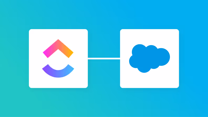 【簡単設定】ClickUpのデータをSalesforceに自動的に連携する方法‍