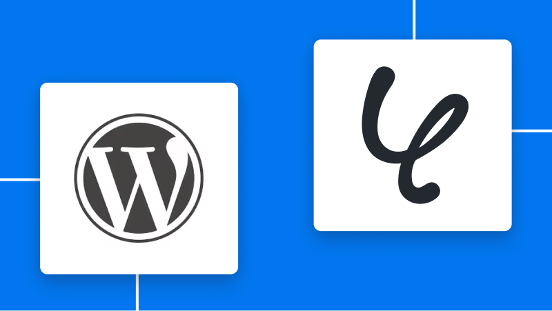 WordPress.orgとYoomの連携イメージ