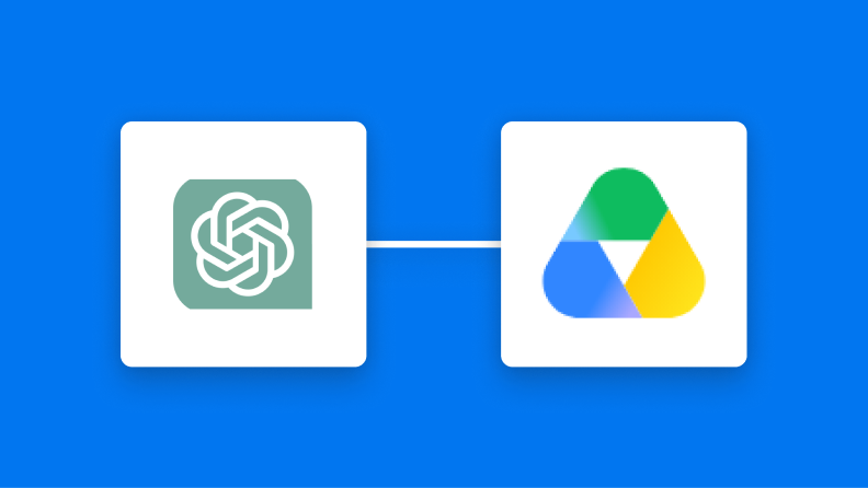 ChatGPTとGoogle Driveの連携イメージ