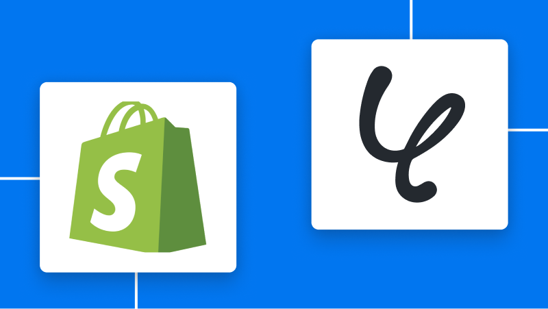 ShopifyとYoomの連携イメージ