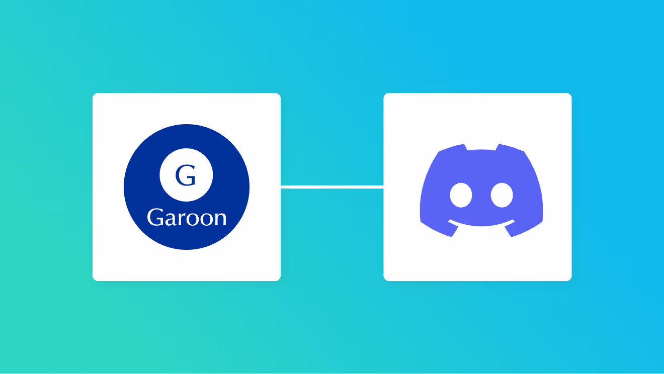 GaroonとDiscordの連携イメージ
