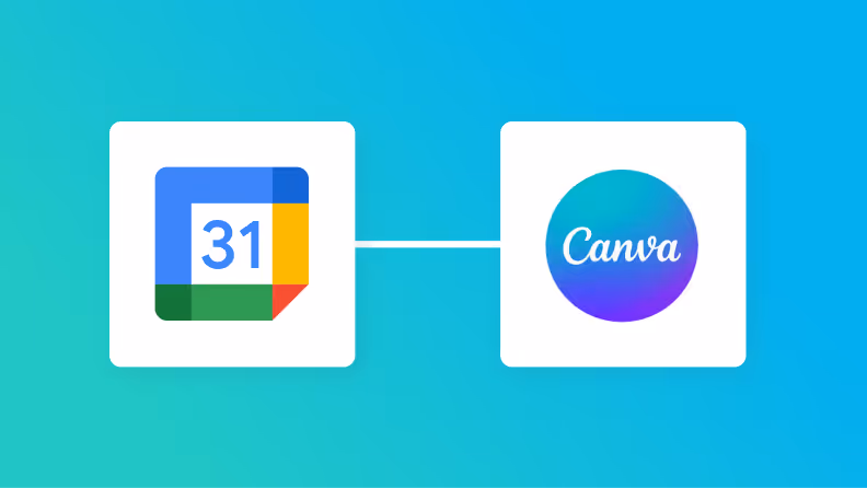 【簡単設定】GoogleカレンダーのデータをCanvaに自動的に連携する方法