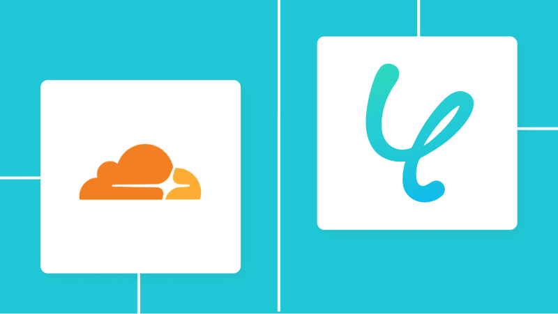 CloudflareとYoomの連携イメージ