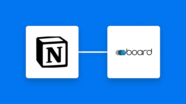 Notionとboardの連携イメージ