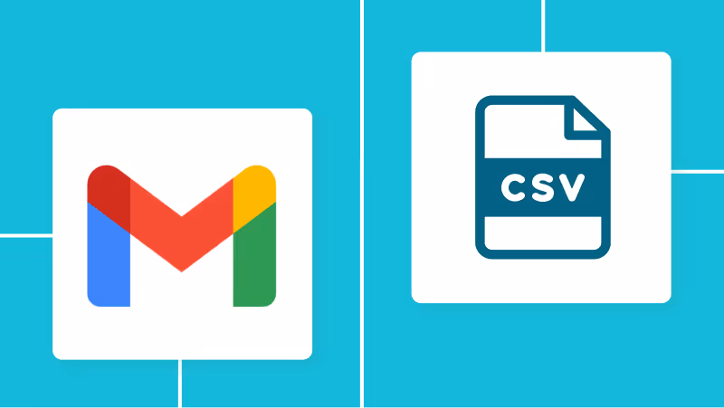 GmailとCSVの連携イメージ