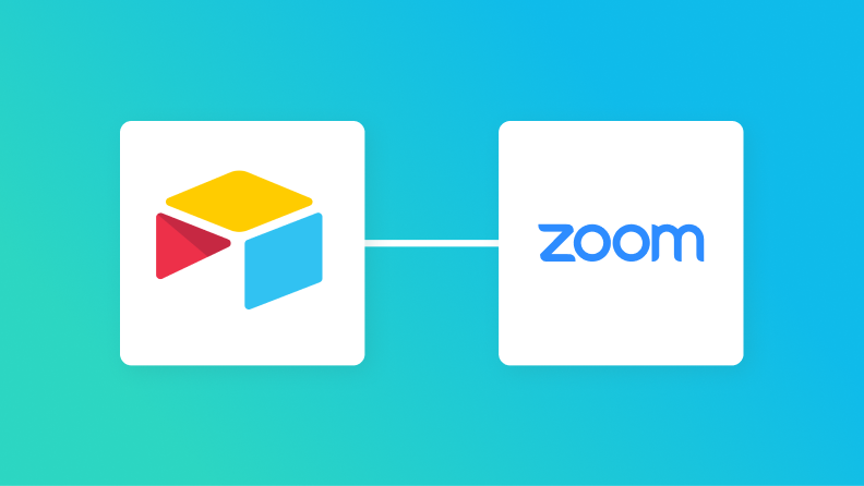 AirtableとZoomの連携イメージ