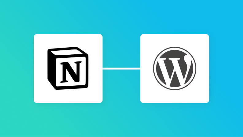 NotionとWordPressの連携イメージ