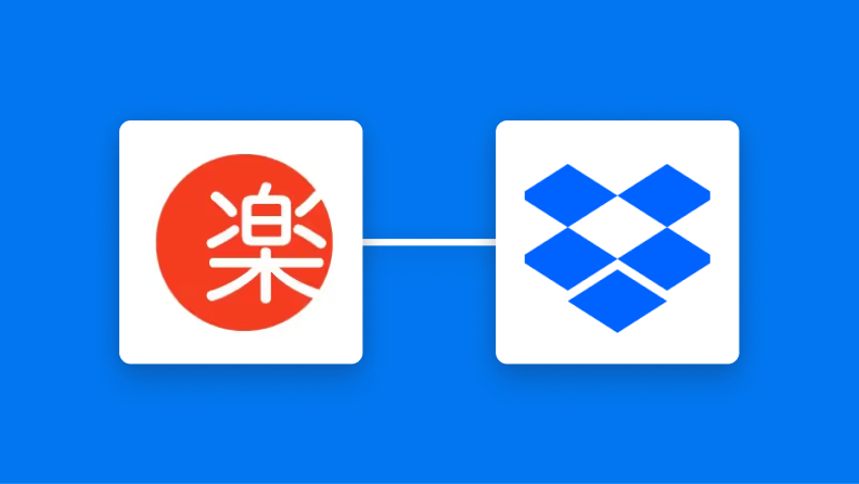 楽楽販売とDropboxの連携イメージ