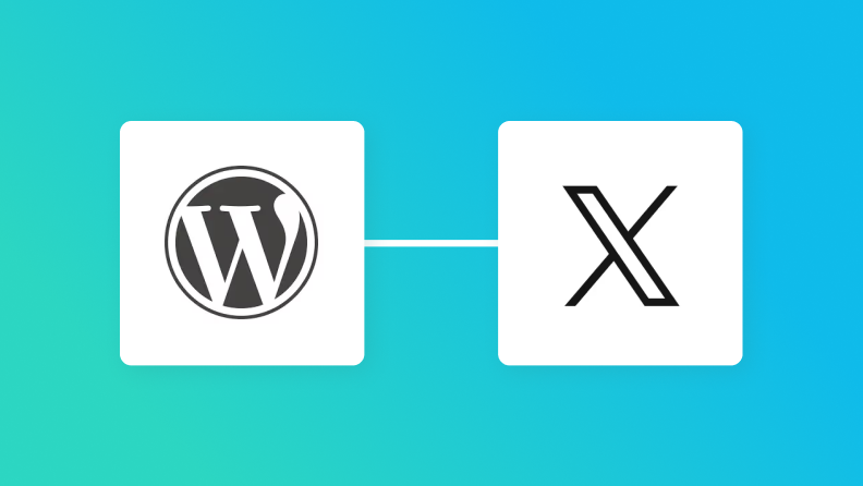 WordPressとX（Twitter）の連携イメージ